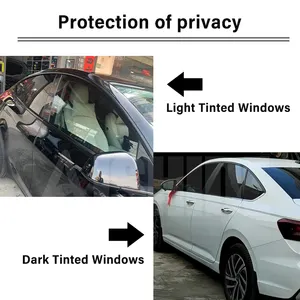 Aishide 75% VLT Filme de alta privacidade NSN-7595 Auto Mono Cerâmica de alta isolamento térmico para janelas de vidro para carros