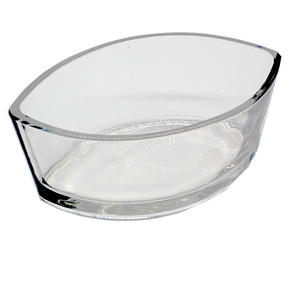 Único barco elipse en forma de 18oz WoodWick Velas Contenedor de vidrio Tarro HearthWick Vela perfumada Frascos con tapas para la fabricación de velas - Product Image 4