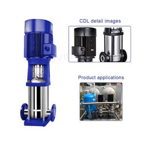High Pressure CDL/CDLF Stainless Steel Multistage Water <b>Pump</b> 2.2kW 3HP 380V/220V Large Flow Commercial Use - Product Image 4
