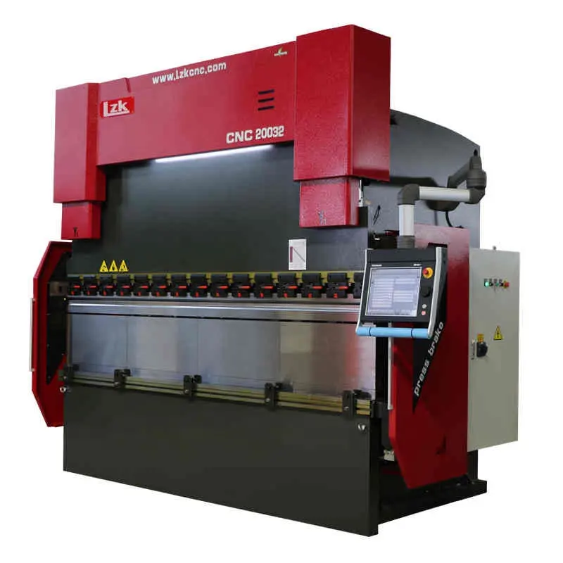 LZK New look Delem DA66T 6+1axis HPB 170T3200 Servo Cnc Press Brake Machine with 4V bottom die