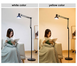 Debout d'intérieur Noir Coin Moderne <span class=keywords><strong>LED</strong></span> Lampadaire Pour <span class=keywords><strong>Salon</strong></span> - Product Image 5