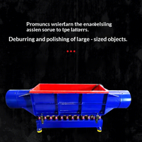 Polisseuse vibrante à rainures droites ; Machine de meulage vibratoire horizontale grande capacité, garantie 5 ans, polissage haute puissance
