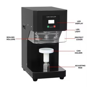 เครื่องปิดฝากระป๋องสแตนเลสอัตโนมัติเต็มรูปแบบสำหรับขวดเครื่องดื่มและบรรจุภัณฑ์กระดาษ - Product Image 5