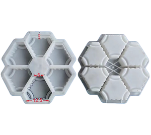 Moules à briques en plastique populaires pour la décoration de jardin, moules à pavés creux en plastique pour allées - Product Image 4