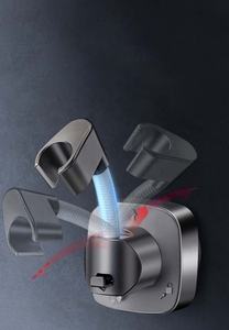 Nouveau support de pomme de douche à ventouse mobile, moderne, chromé, salle de bain, <span class=keywords><strong>sans</strong></span> perçage, support de douche universel fixe pour appartement - Product Image 6