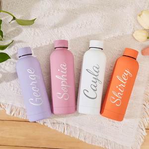 Wholesale Eco-Friendly Stainless Steel Vacuum Double Wall Insulated Leak-Proof BPA Free 500ml <b>Small</b> Mouth Water Bottle Lid 6-12 - Product Image 2