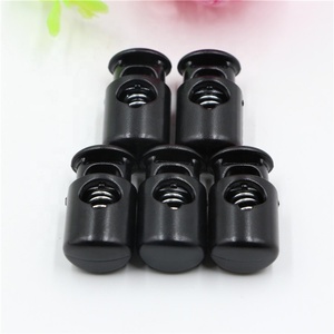 Chất lượng cao màu đen nhựa dây rút dây kết thúc chất lượng tốt Phụ kiện May mặc Stopper - Product Image 2