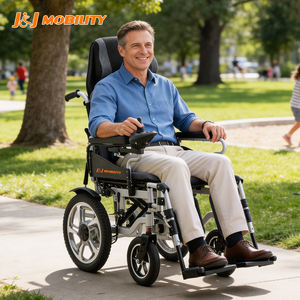 Silla <span class=keywords><strong>de</strong></span> ruedas plegable, sillas <span class=keywords><strong>de</strong></span> ruedas eléctricas a buen <span class=keywords><strong>precio</strong></span> con respaldo ajustable alto 50113-L037 - Product Image 1