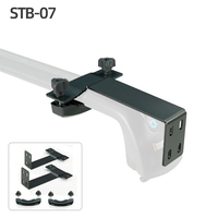 Soporte Universal para Toldo Lateral de Techo STB-05, Rieles de Acero para Techo, Barra Transversal, Soportes para Toldo de Techo de Coche