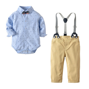 Ropa para Niños Pequeños, Trajes Formales para Bebés, Pantalones de Mezclilla para Niños, Conjuntos de Monos al por Mayor - Product Image 1