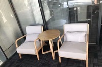 Fauteuil inclinable individuel Dephoon moderne, portable, durable et écologique en bois pour salon, chambre, hôtel et villa