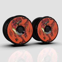 JE 18-21 pouces enjoliveurs de roue ABS Aerodisc pour véhicules Tesla 3 Y S X, neufs, chromés noirs, protection de moyeu décorative