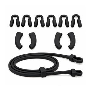 Kit de Correas de Silicona Antideslizantes <span class=keywords><strong>para</strong></span> Auriculares, <span class=keywords><strong>para</strong></span> Gafas Inteligentes Meta Ray-Ban <span class=keywords><strong>Oakley</strong></span> Vanguard HSTN Gen 2 - Product Image 1