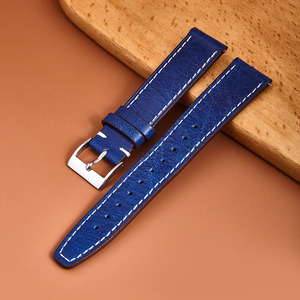 Multicolore a sgancio rapido in vera <span class=keywords><strong>pelle</strong></span> cinturini 20mm 22mm <span class=keywords><strong>cinturino</strong></span> in <span class=keywords><strong>pelle</strong></span> di alta qualità per Smart Watch - Product Image 5