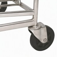 Carrito de Plataforma de Tres Ruedas de Acero Inoxidable Ligero para Aeropuerto, Fácil de Empujar, Venta al por Mayor Pingfang, OEM Directo