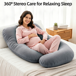 Almohada de Embarazo en Forma de G para Dormir de Lado, Almohada de Maternidad de Cuerpo Completo, Envío Directo desde la UE, 155 cm, Disponible en Polonia - Product Image 3