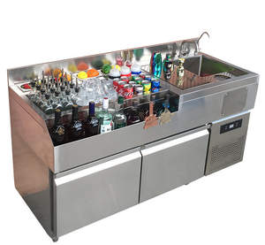 Station de bar à cocktails personnalisée de 1.8m et 2 mètres avec désodorisant en <span class=keywords><strong>verre</strong></span> pour les EAU - Product Image 1