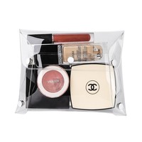 Porte-monnaie laser pas cher, trousse à crayons transparente, porte-cartes, trousse à maquillage, sac de rangement en PVC coloré pour pièces de monnaie, écouteurs, câbles de données