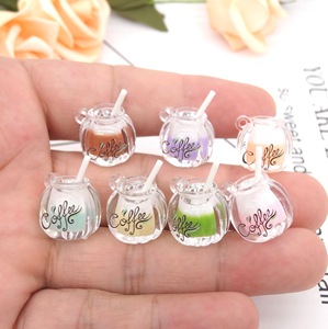 บ้านตุ๊กตา เครื่องดื่มจิ๋ว เรซิ่นมินิเรืองแสงในที่มืด ของเล่นการ์ตูน เคสโทรศัพท์ อุปกรณ์ตกแต่ง DIY ของตกแต่งบ้าน ของเล่นเรืองแสง - Product Image 6