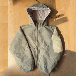 Зимняя мужская хлопковая укороченная куртка-бомбер - Product Image 1