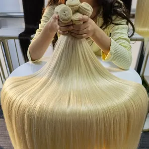 Fabrik Großhandel Blonde Jungfrau Haar bündel, Honig blond Brasilia nisches Menschenhaar gewebe, Jungfrau Nerz Blondes Haar Anbieter