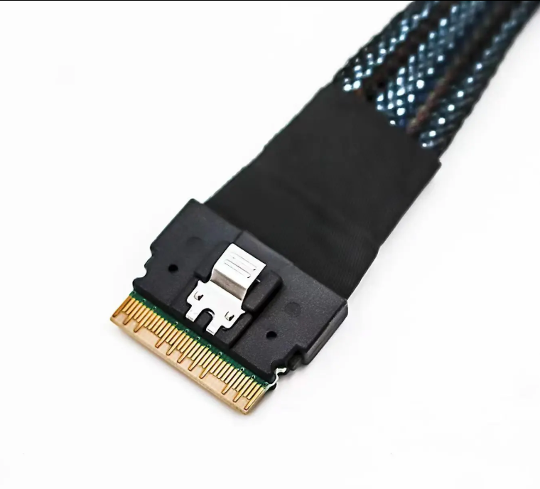 HONPNK 8643 8i to SlimSAS SFF-8654 8i USB Type Cable 0.5M/1M/5M PVC Jacket Copper Cable Foil Shielding for Computer USB Devices