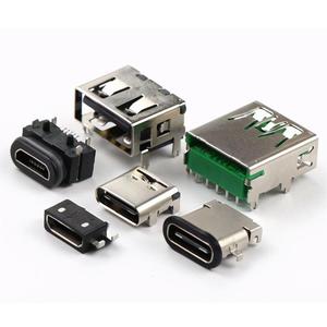 UC.01.31-11-0008 USB -C 16pin Nữ L = 6.50 CH = 0.60 chìm tấm 1.0 đồng thiết bị đầu cuối SMT - Product Image 5