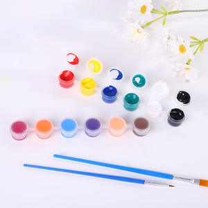 مجموعة ألوان أكريليك مائية مقاومة للماء ودائمة للرسم على الجدران والخشب والصخور - أدوات رسم للأطفال - Product Image 5