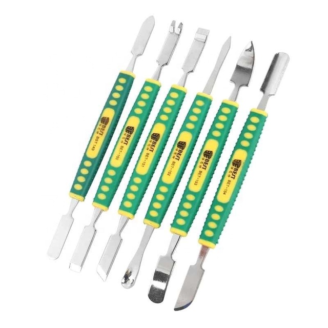 Free Shipping Best 6pcs/set Metal Opening Prying Bar Spudger Multi Repair Tool Kit for iPhone iPad Samsung Smartphone Repairing
