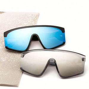 Nouvelles lunettes de soleil steampunk à verres dégradés, monture plate, vintage, grande monture carrée, pour femmes, 2021 - Product Image 6