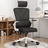 Chaise de bureau pivotante de haute qualité avec dossier en maille, chaise de bureau de direction ergonomique de luxe, chaises de bureau commerciales avec appui-tête