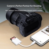Compatible con Lector de Tarjetas USB-C para SD/TF/MicroSD, Material ABS, Modelo Bf333