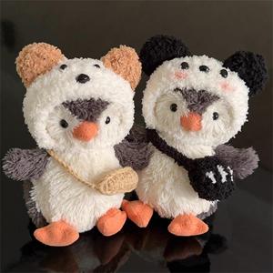 Quần áo chỉ jellycat đậu phộng chim cánh cụt 11cm bé headbands khăn quàng cổ siêu dễ thương phim hoạt hình quần áo phụ kiện trang phục Túi mũ - Product Image 1