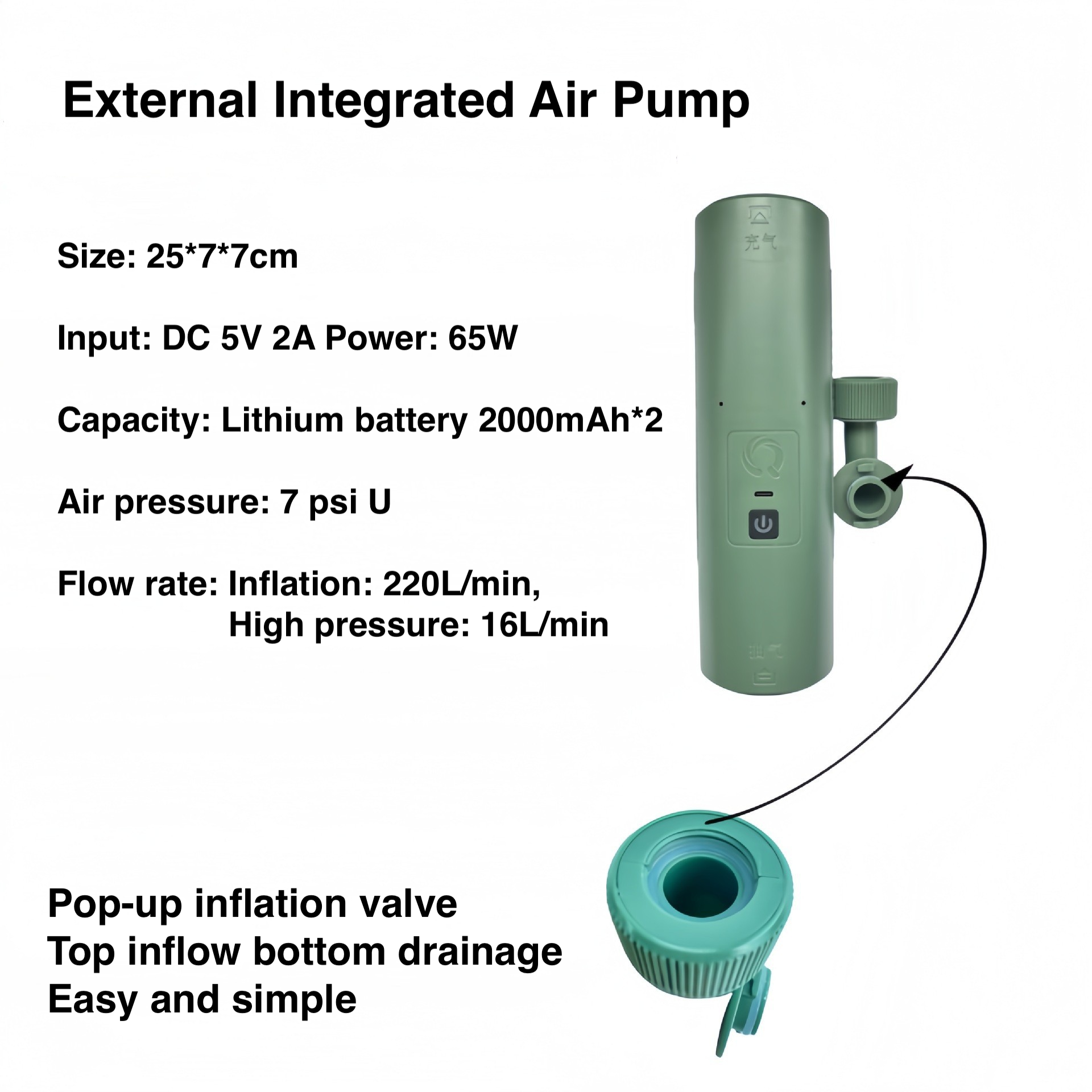 Pompe à air électrique