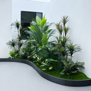 Décoration de fenêtre de conception de vent de scène d'ivrogne de cloche artificielle de tissu vert d'intérieur nordique pour l'aménagement d'intérieur - Product Image 4