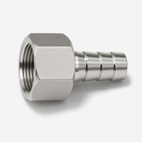 Raccord de tuyau fileté BSP en acier inoxydable 201 304, filetage mâle 1/2 pouce 8-19 mm, forgé, basse pression