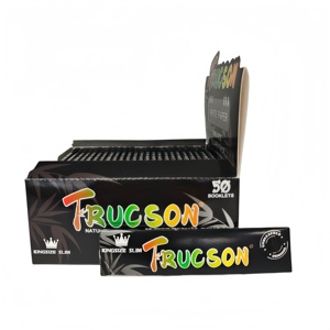 TRUCSON <b>King</b> <b>Size</b> Square Classic Slim White Rolling Papers 32 <b>Sheets</b> Per Booklet 32leaves/Booklet 50 Booklets/Box - Product Image 4
