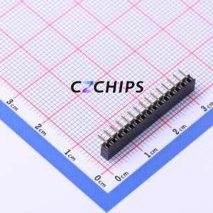 PM200-1-15-W-4.3 Pin Socket Bent Lead Through Hole,P=2mm Connector 1x15P 2mm Square Hole Right Angle Insert - Product Image 2