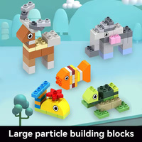 Compatible avec les grands blocs de construction, accessoires de table polyvalents pour l'assemblage DIY, jouets éducatifs pour bébés garçons et filles