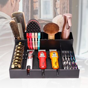 Cabeleireiro barbeador mala clipper tesoura pente barbeiro caixa de ferramentas caso grande capacidade salão de armazenamento para barbeiro - Product Image 2