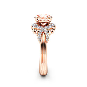 Anello Quadrato Color Champagne per Donne, Gioiello di Moda con Nastro Intrecciato Scintillante, Vendita all'Ingrosso - Product Image 2
