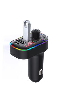 MP3 portátil para automóvil para reproductor <span class=keywords><strong>Bluetooth</strong></span> 5,0 con conexión USB Transmisor FM BT para llamadas manos libres - Product Image 2