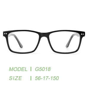 OBM Vente en gros de lunettes en acétate unisexe noires Spot Goods Lunettes de soleil en acétate confort haut de gamme OEM Montures en acétate avec logo personnalisé - Product Image 6