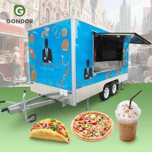 Carro Eléctrico para Venta de Comida, Food Truck, Cafetería Móvil, Remolque para Venta de Limonada, Carrito de Café en Venta - Product Image 1