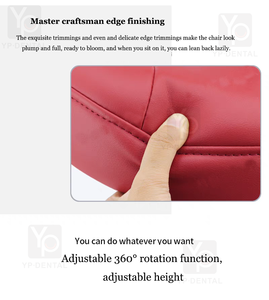 Sedia a sella uso ufficio portatile sedia medica fornitura di sgabello assistente medico mobile dentale - Product Image 6