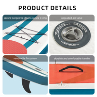 Planche de surf gonflable en PVC personnalisé OEM ODM planche de sup d'usine pour planche de surf Stand up paddle