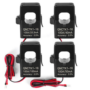 محول تيار مفتوح النوع QNCTK1-16 100A 100mA 50A 50mA 100A 50mA 2000 1 محول تيار دقيق بمشبك ومستشعر تيار ذو قلب مشطور - Product Image 1
