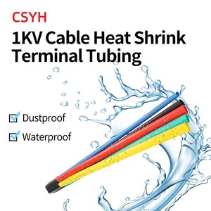 Venda Direta 1kv Baixa Tensão Heat-Shrinkable Cabo Bloco Terminal Cinco-Dedo Manga Multi-Core Isolado Manga 1kv Terminais - Product Image 3