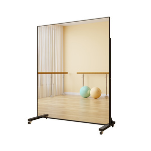 <span class=keywords><strong>Miroir</strong></span> à usage spécial portable pour le yoga et la danse <span class=keywords><strong>Miroir</strong></span> d'habillage ménager de <span class=keywords><strong>grande</strong></span> <span class=keywords><strong>taille</strong></span> avec hauteur et angle réglables - Product Image 1