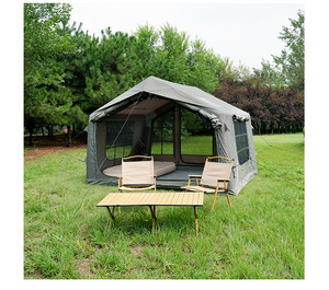 Tente de toit quatre saisons en tissu Oxford pour l'extérieur, 5 à 8 personnes, épaisse, coupe-vent, portable, <span class=keywords><strong>camping</strong></span>, installation rapide, 8 zones - Product Image 4
